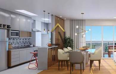 Imagem: O apartamento possui 2 Dormitórios, 2 Banheiros, 2 Vagas na