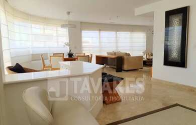 Imagem: O apartamento na cobertura possui 4 Dormitórios, 4 Banheiros