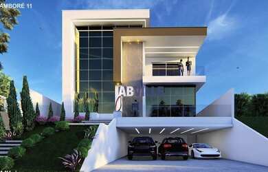 Imagem: A casa em condomínio possui 4 Dormitórios, 5 Banheiros, 4