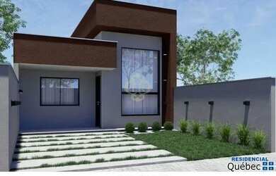 Imagem: A casa possui 2 Dormitórios, 2 Banheiros, 2 Vagas na garagem