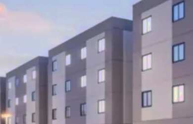 Imagem: O apartamento possui 2 Dormitórios, 1 Banheiro, 1 Vaga na garagem