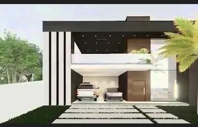 Imagem: A casa em condomínio possui 4 Dormitórios, 5 Banheiros, 2