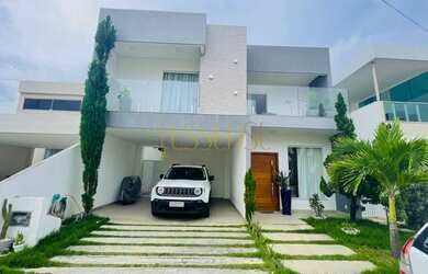 Imagem: A casa em condomínio possui 5 Dormitórios, 5 Banheiros, 3