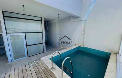 Imagem: O apartamento na cobertura possui 2 Dormitórios, 4 Banheiros