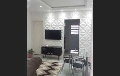 Imagem: A casa em condomínio possui 2 Dormitórios, 2 Banheiros, 1