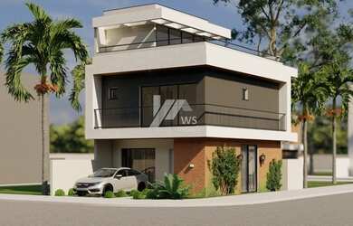 Imagem: A casa em condomínio possui 3 Dormitórios, 3 Banheiros, 1