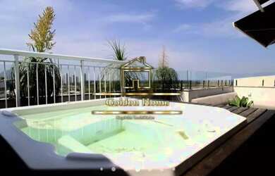 Imagem: O apartamento na cobertura possui 3 Dormitórios, 3 Banheiros