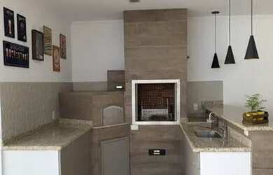 Imagem: A casa em condomínio possui 4 Dormitórios, 5 Banheiros, 4