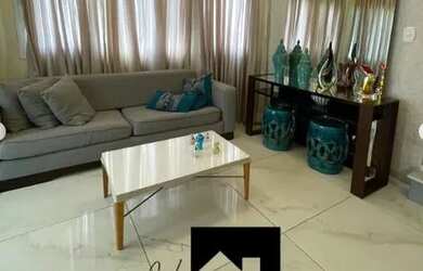 Imagem: A casa em condomínio possui 5 Dormitórios, 5 Banheiros, 4