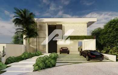 Imagem: A casa em condomínio possui 4 Dormitórios, 5 Banheiros, 3