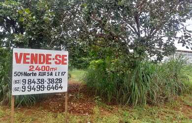 Imagem: O terreno possui 2.400m² de Área e está localizado em Plano