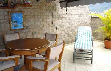 Imagem: O apartamento na cobertura possui 3 Dormitórios, 3 Banheiros