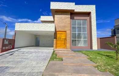 Imagem: A casa em condomínio possui 4 Dormitórios, 5 Banheiros, 4