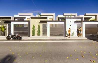 Imagem: A casa possui 3 Dormitórios, 3 Banheiros, 1 Vaga na garagem