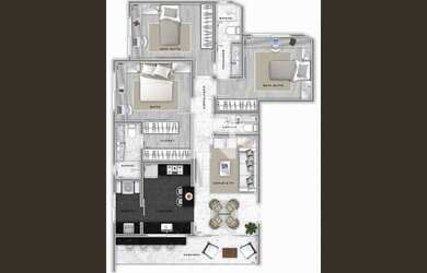 Imagem 11: Apartamento à Venda - Lourdes, 3 Quartos, 109 m2