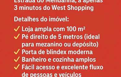 Imagem: O depósito possui 3 Vagas na garagem, 100m² de Área e está