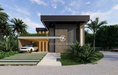 Imagem: A casa possui 3 Dormitórios, 4 Banheiros, 4 Vagas na garagem