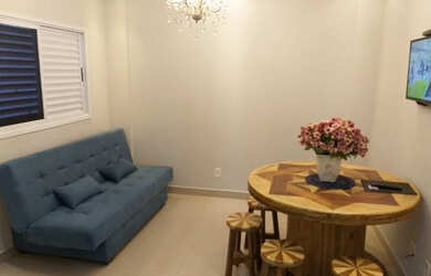 Imagem: O apartamento possui 3 Dormitórios, Imóvel mobiliado e Ar-condicionado