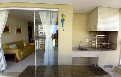 Imagem 11: Apartamento alto padrão frente ao mar com terraço gourmet