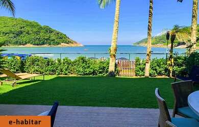 Imagem 13: Jequiti Residence no Guarujá. Casa pé na areia, frente ao mar