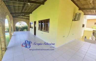 Imagem 6: Belíssima mansão no Porto das Dunas frente mar pé na areia com 8 suítes