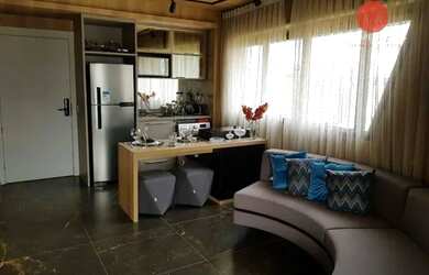 Imagem: O studio possui 1 Dormitório, 1 Banheiro, 2 Vagas na garagem