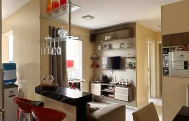 Imagem: O apartamento possui 2 Dormitórios, 2 Banheiros, 1 Vaga na