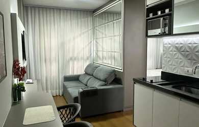 Imagem: O apartamento possui 1 Dormitório, 1 Banheiro, 29m² de Área