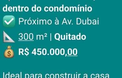 Imagem: O terreno está localizado em Ribeirão do Lipa, Cuiabá à