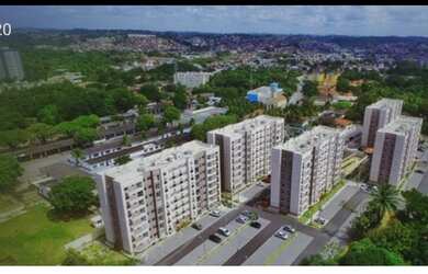 Imagem: O apartamento possui 2 Dormitórios, 1 Banheiro, 1 Vaga na garagem