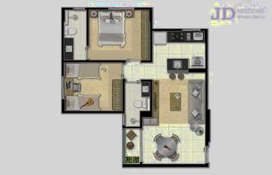Imagem 7: Apartamento com 2 quartos à venda, 55 m² por R$ 440.000 - Buritis -...