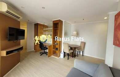 Imagem: O studio possui 2 Dormitórios, 1 Banheiro, 1 Vaga na garagem