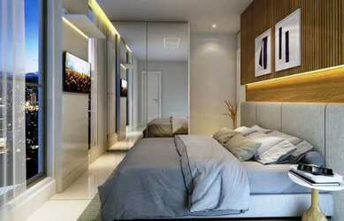 Imagem 7: Apartamento Luxo 70m 2Q varanda Piscina Academia Salão Festa Churrasqueira...