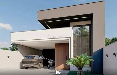 Imagem: A casa possui 3 Dormitórios, 2 Banheiros, 2 Vagas na garagem