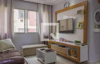 Imagem: O apartamento possui 2 Dormitórios, 1 Banheiro, 1 Vaga na garagem