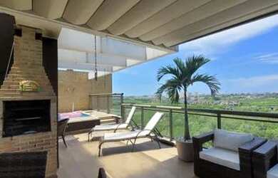 Imagem: O apartamento na cobertura possui 4 Dormitórios, 1 Banheiro