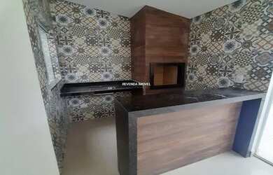 Imagem: O apartamento na cobertura possui 3 Dormitórios, 2 Banheiros