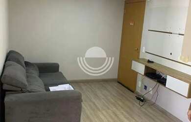 Imagem: O apartamento possui 2 Dormitórios, 1 Banheiro, 1 Vaga na garagem