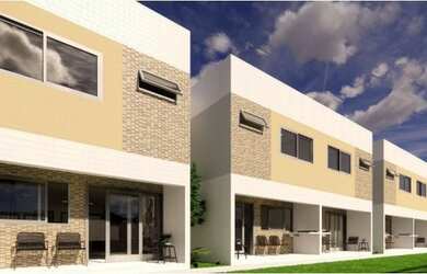 Imagem: A casa em condomínio possui 3 Dormitórios, 3 Banheiros, 1