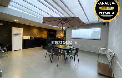 Imagem: O apartamento na cobertura possui 3 Dormitórios, 4 Banheiros