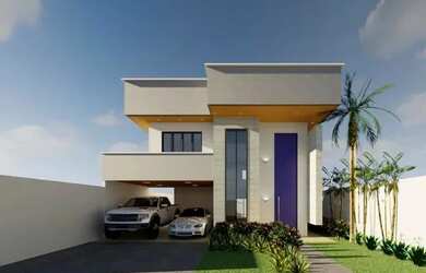 Imagem: A casa em condomínio possui 3 Dormitórios, 5 Banheiros, 4