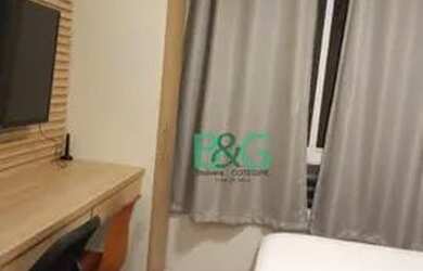 Imagem: O studio possui 1 Dormitório, 1 Banheiro, 16m² de Área e