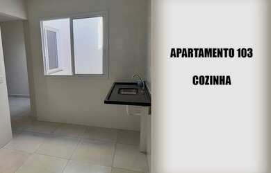 Imagem: O apartamento possui 2 Dormitórios, 1 Banheiro, 1 Vaga na garagem