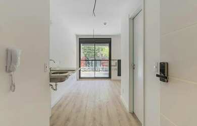 Imagem: O apartamento possui 1 Dormitório, 1 Banheiro, 27m² de Área