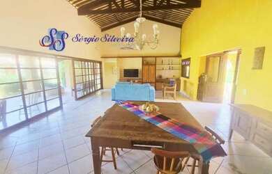 Imagem 4: Belíssima mansão no Porto das Dunas frente mar pé na areia com 8 suítes