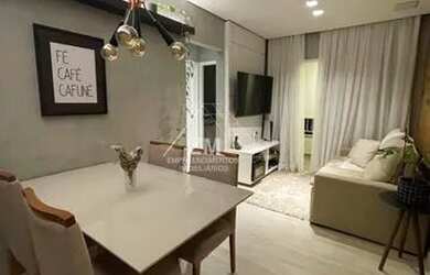 Imagem: O apartamento possui 2 Dormitórios, 1 Banheiro, 1 Vaga na garagem