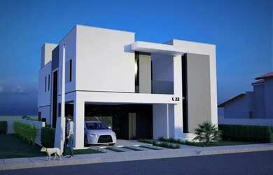 Imagem: A casa em condomínio possui 3 Dormitórios, 3 Banheiros, 2