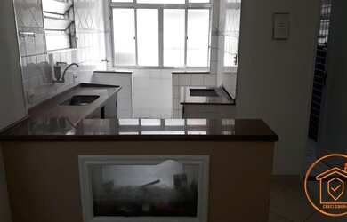 Imagem: O apartamento possui 1 Dormitório, 1 Banheiro, 1 Vaga na garagem