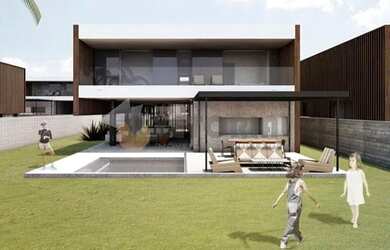 Imagem: A casa possui 5 Dormitórios, 5 Banheiros, 568m² de Área e