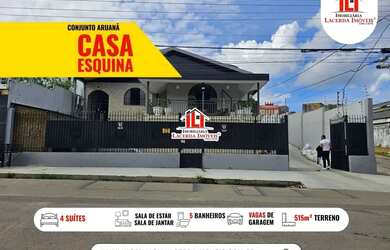 Imagem: A casa possui 4 Dormitórios, 1 Banheiro, 3 Vagas na garagem